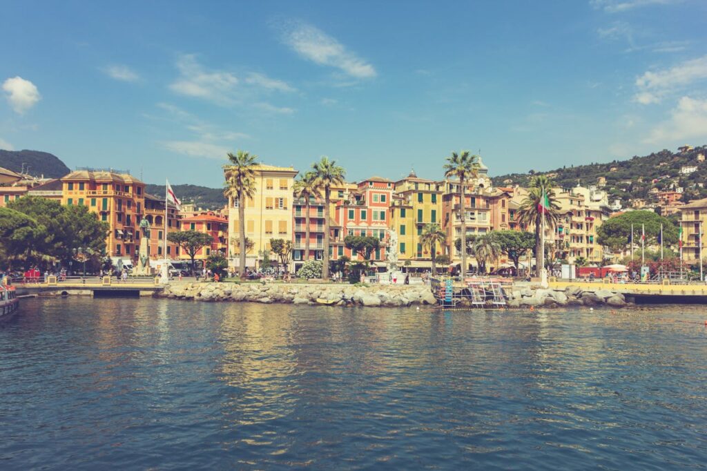 Discover why a wedding Santa Margherita Ligure represents the perfect balance of luxury and value on the Italian Riviera. This stunning image showcases the exclusive venues and dramatic coastline that make Santa Margherita Ligure a premier wedding destination. While this Pearl of Tigullio offers unparalleled elegance and sophistication, couples seeking the ultimate in exclusivity can also consider Portofino, the crown jewel of luxury destinations visible on the horizon, though requiring a higher investment for its legendary prestige.
