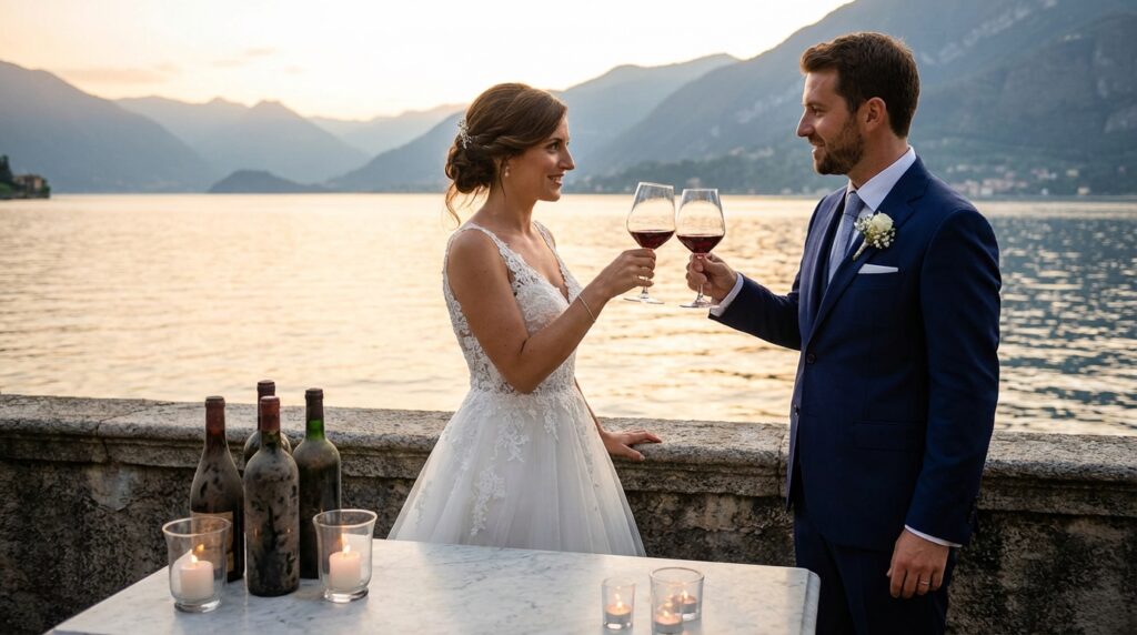 Italian Wedding Menu Ideas Wedding in Lake Garda Italy