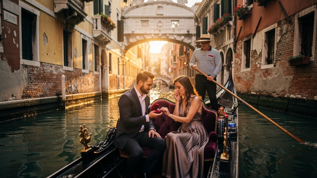 Marriage Proposal in Venice