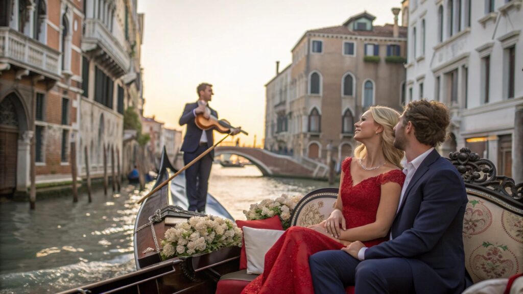 Venice Gondola Proposal - Marriage proposal in gondola Venice