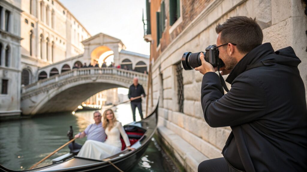 Venice Gondola Proposal - Marriage proposal in gondola Venice