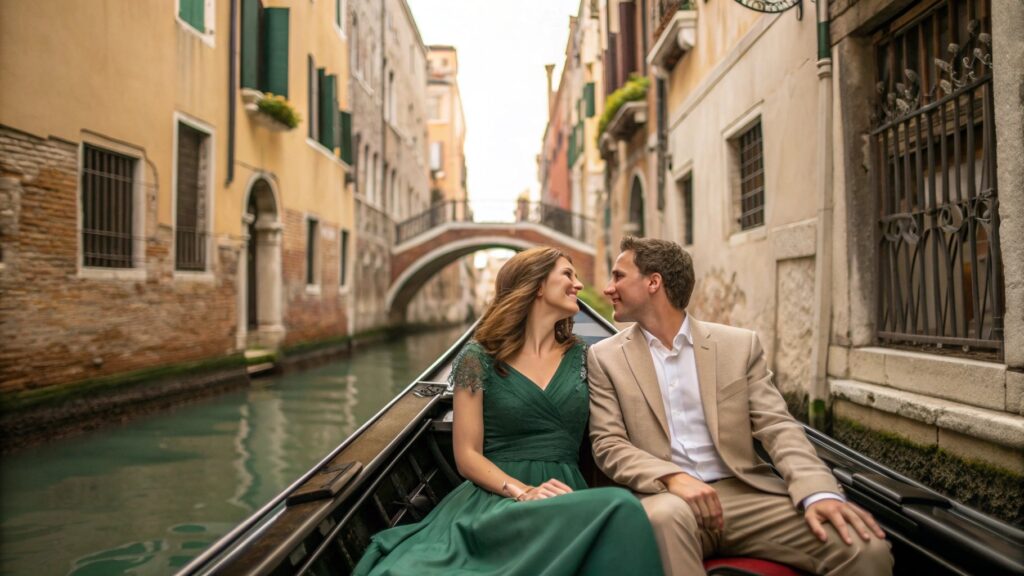 Venice Gondola Proposal - Marriage proposal in gondola Venice