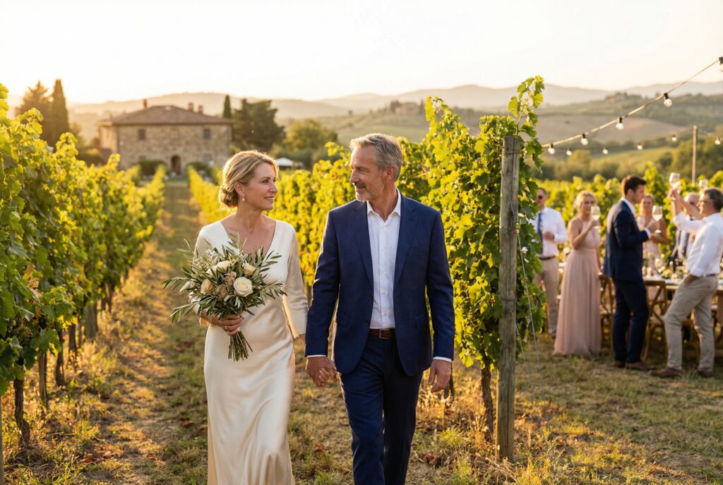 Renew Your Wedding Vows in Tuscany Italy  - Vow renewal in Tuscany Italy