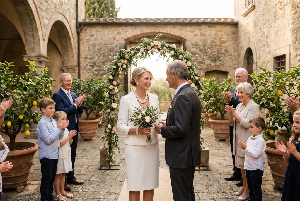 Renew Your Wedding Vows in Tuscany Italy  - Vow renewal in Tuscany Italy