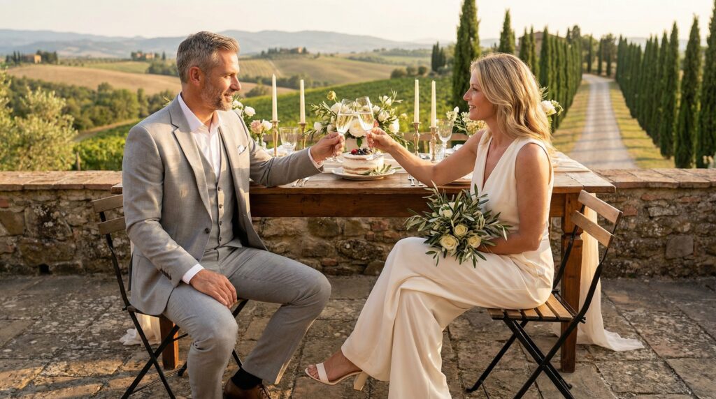 Renew Your Wedding Vows in Tuscany Italy  - Vow renewal in Tuscany Italy