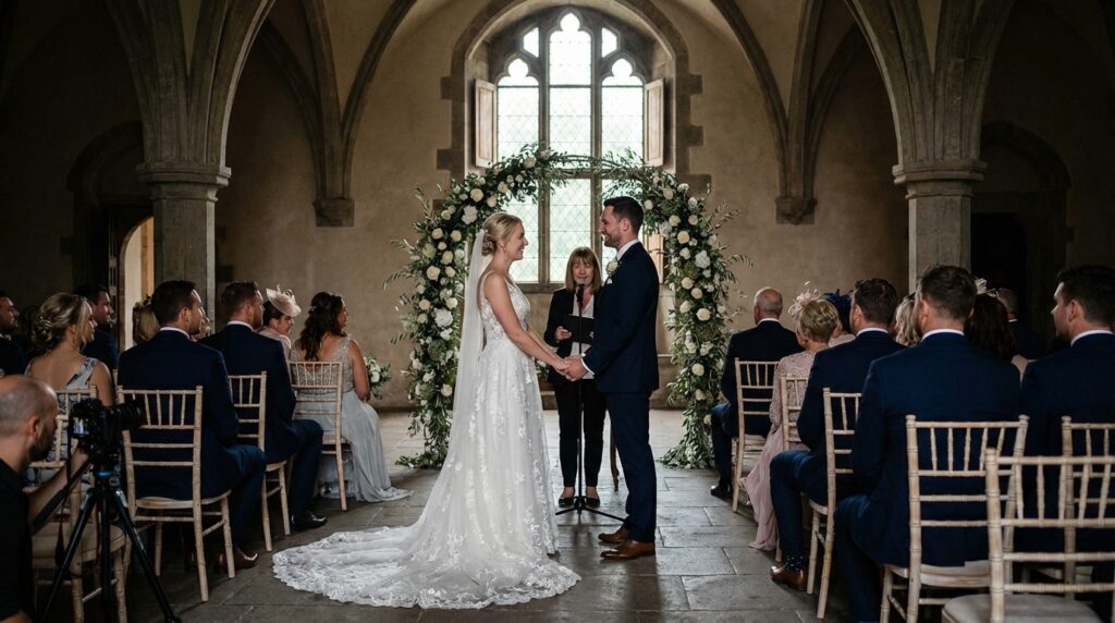 Exclusive castle wedding in Italy at golden hour Exclusive Castle Wedding in Italy