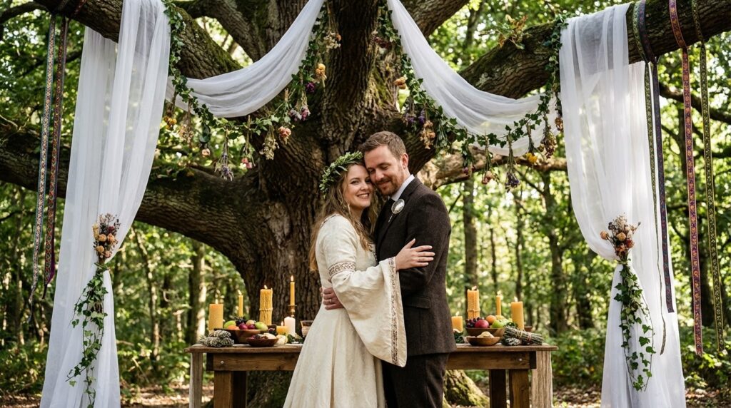 Pagan wedding in Italy