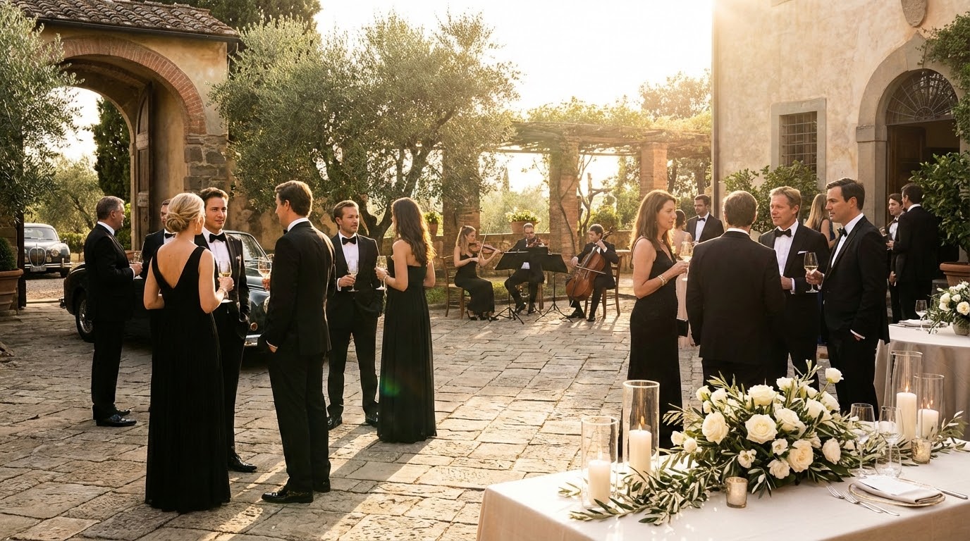Luxury wedding entertainment Italy