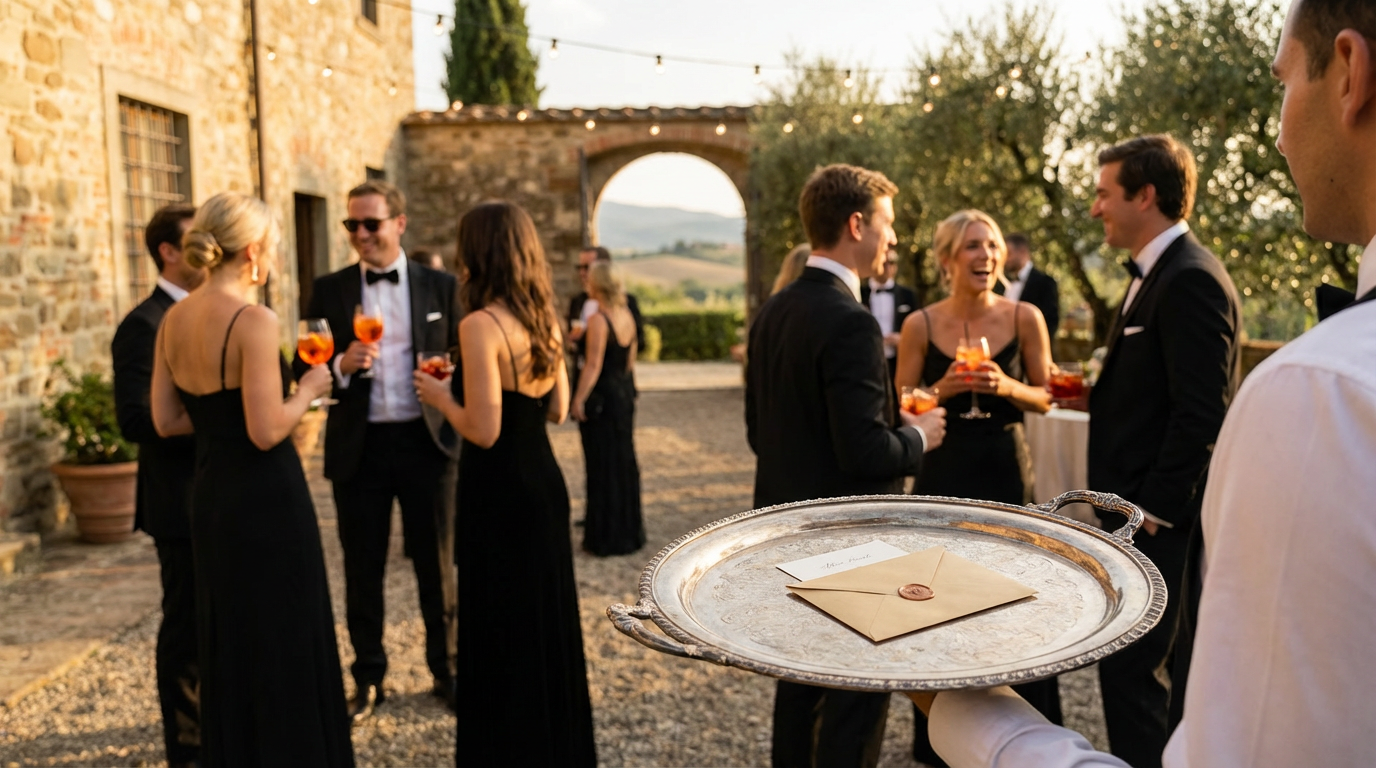 Luxury murder mystery wedding in Italy