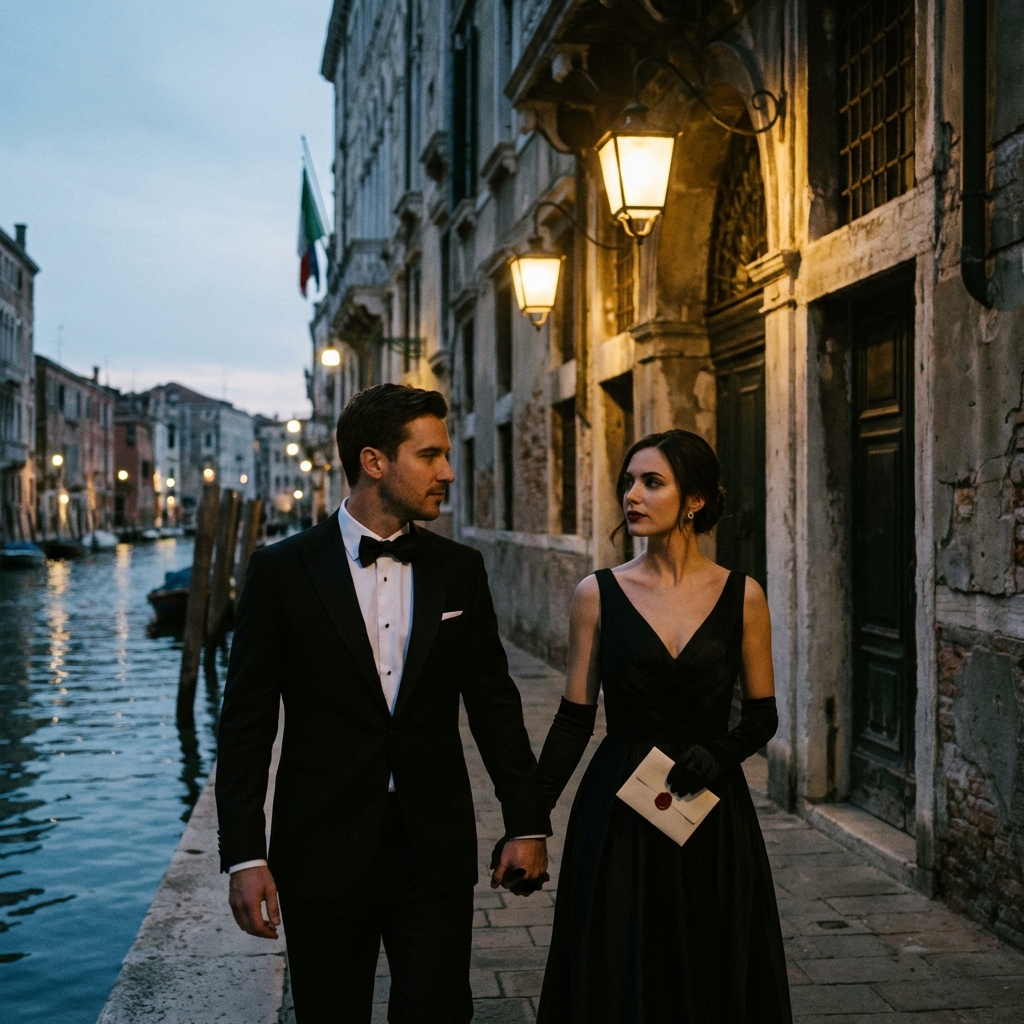 Luxury murder mystery wedding in Italy