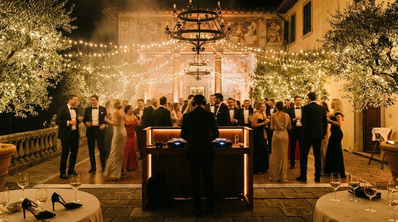 Luxury wedding entertainment Italy