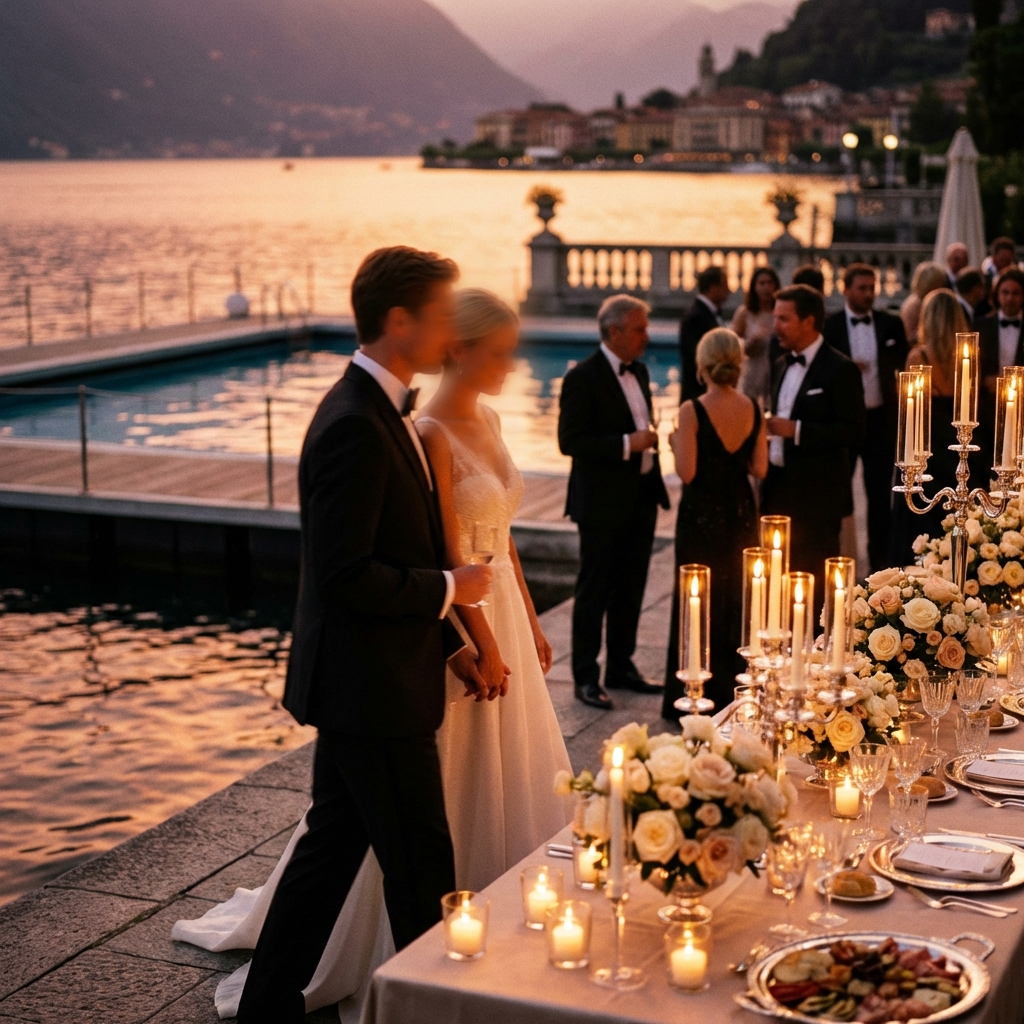wedding videographer lake como