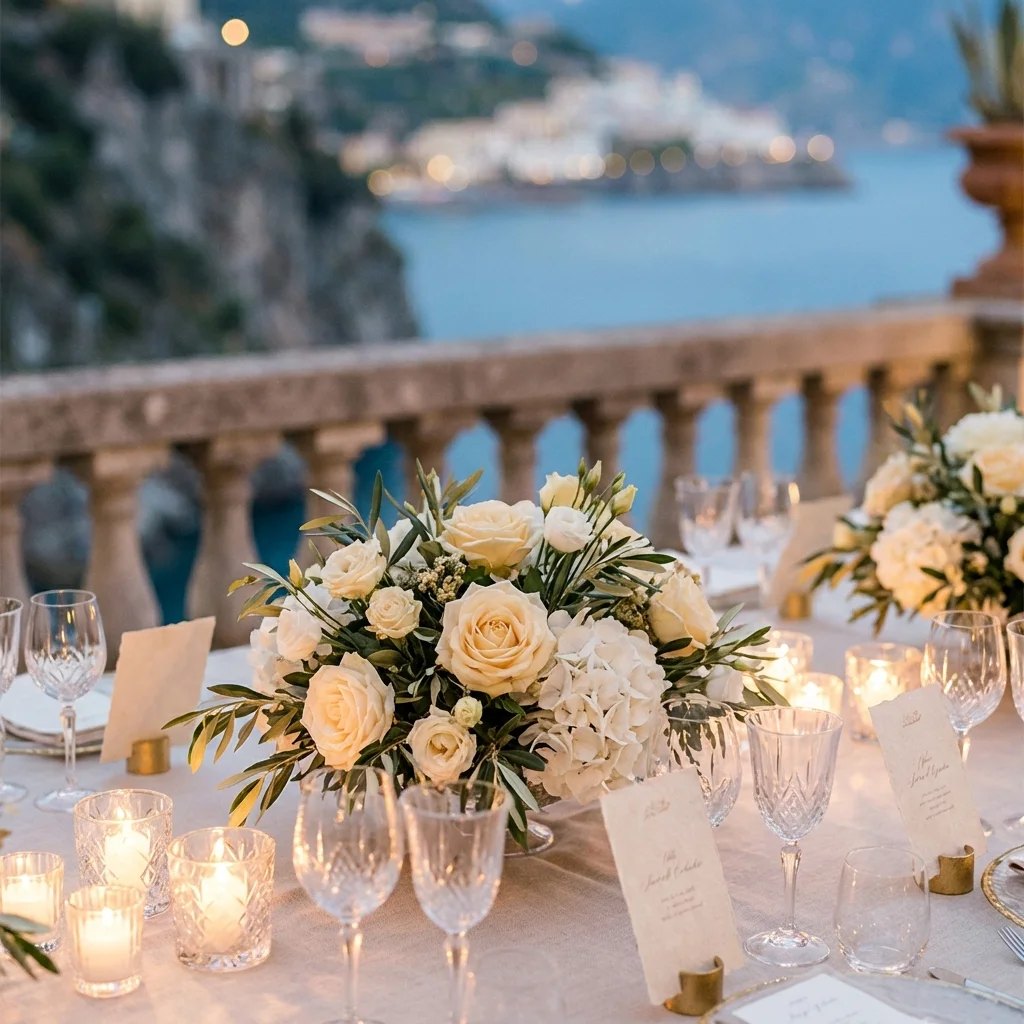 wedding venues amalfi coast italy luxury reception tablescape
