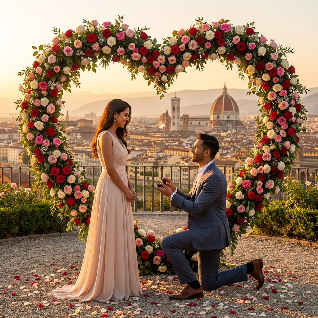 marriage proposal florence Italy promise in firenze – Kiss Me Italy