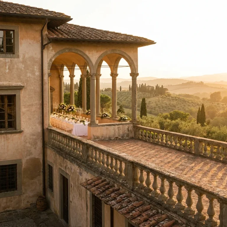 tablescape wedding italy