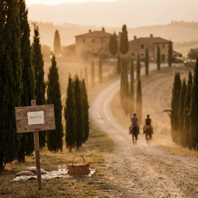 horseback proposal italy