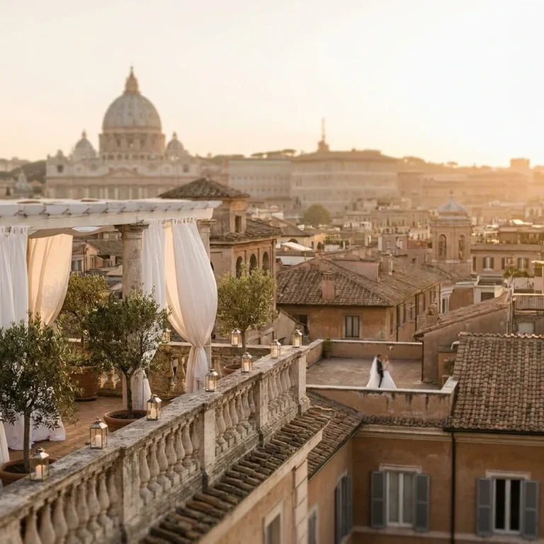 rooftop proposal Rome