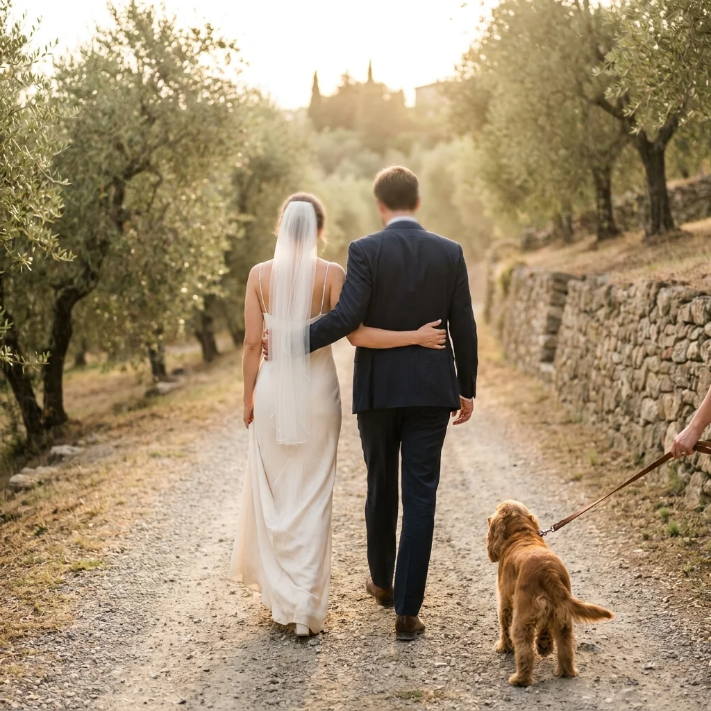 Garden Wedding in Italy pet friendly wedding italy
