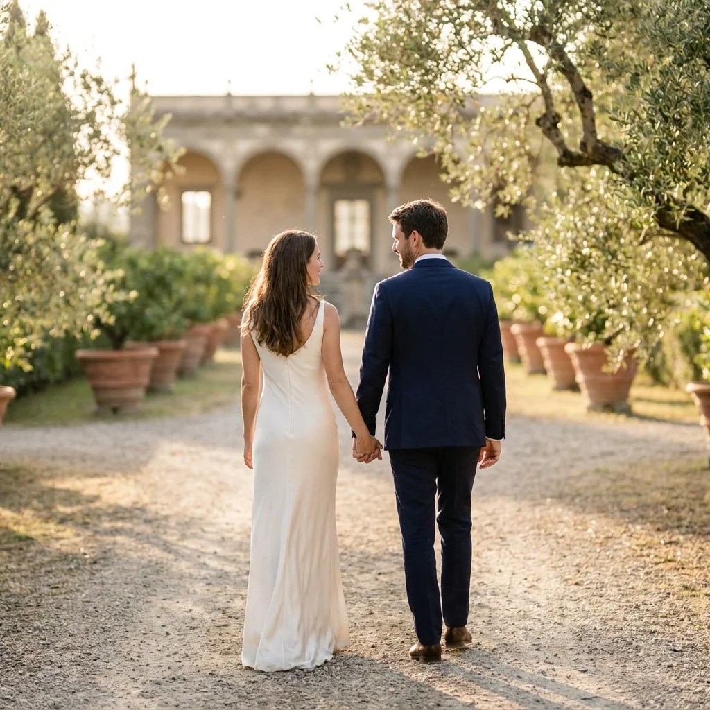 garden wedding italy