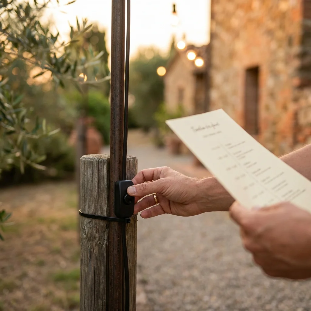garden wedding italy