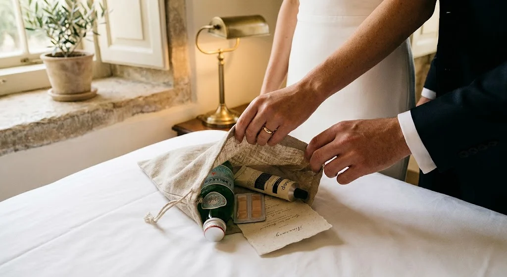 wedding welcome bag italy