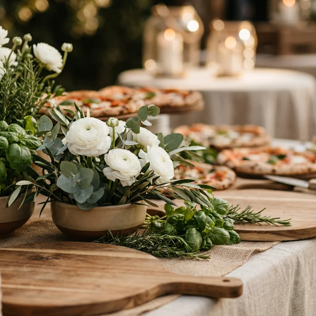 wedding pizza station italy