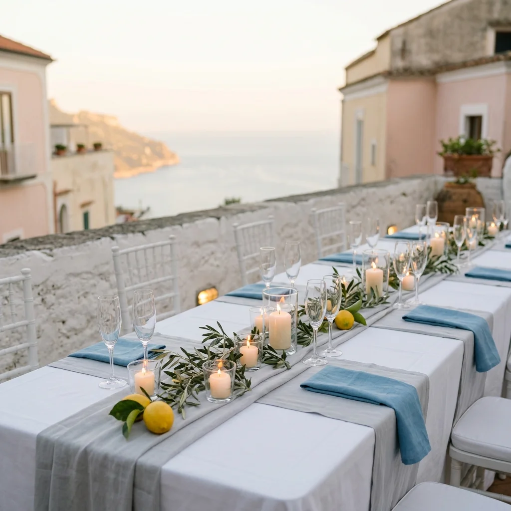 italian wedding color palette