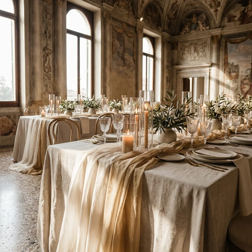 tablescape wedding italy