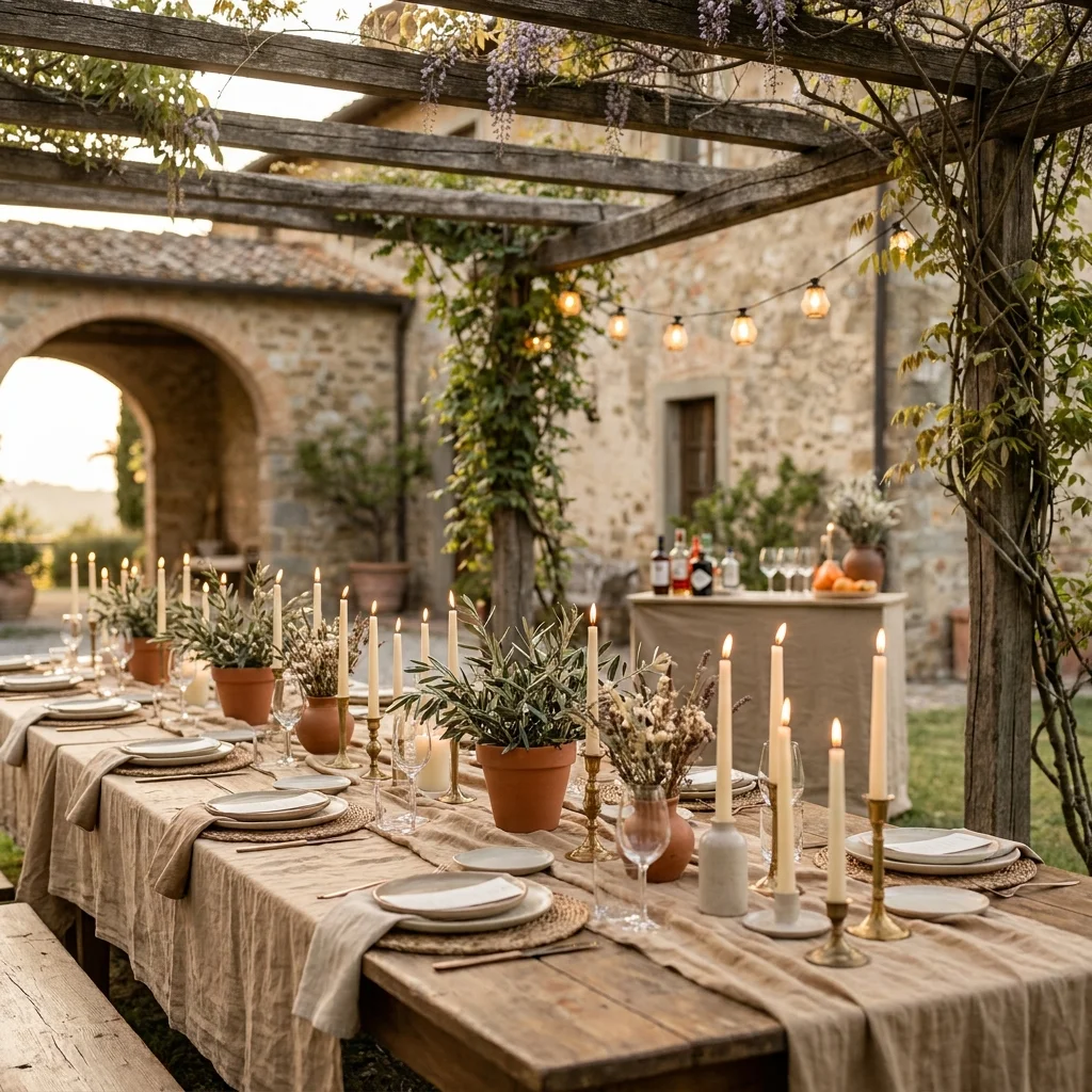 engagement party Italy Wedding Tablescapes in Italy