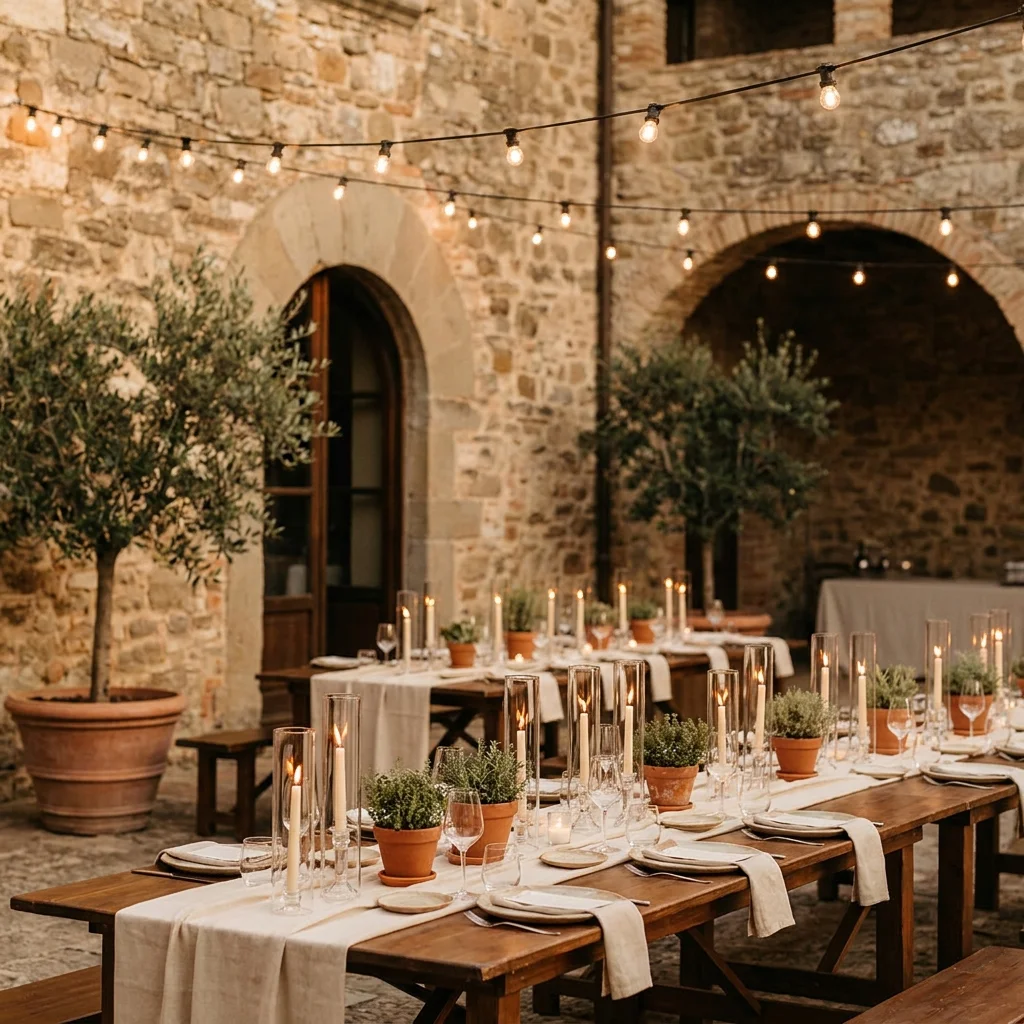 rustic wedding italy