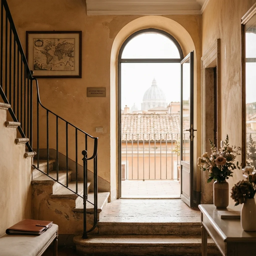 rooftop proposal Rome