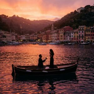 proposal package portofino Italy golden hour – Kiss Me Italy