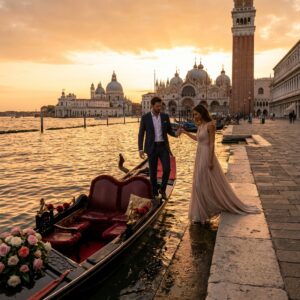 Marriage proposal in Venice Italy with unforgettable love story experience by Kiss Me Italy