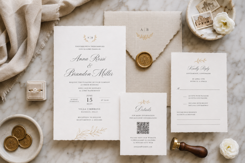 Italy Wedding RSVP Etiquette