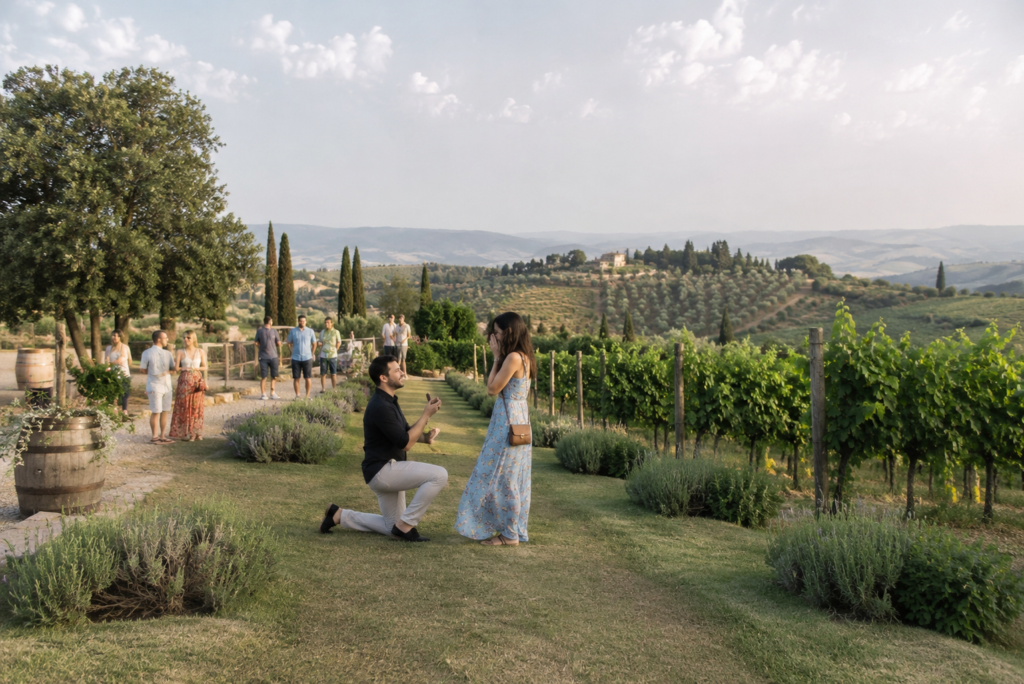 Lavender Proposal Tuscany