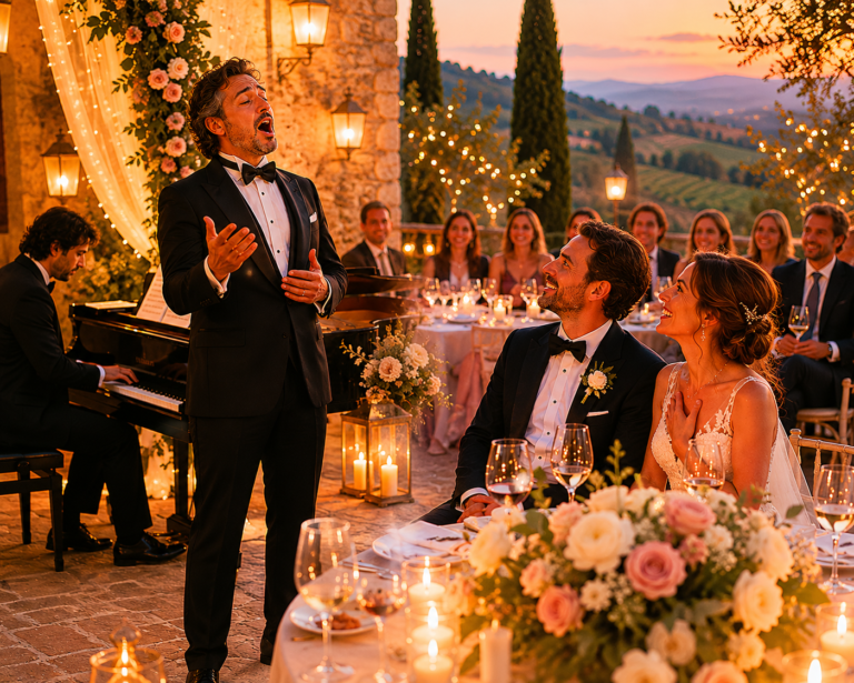 Opera Singer for a Wedding in Italy