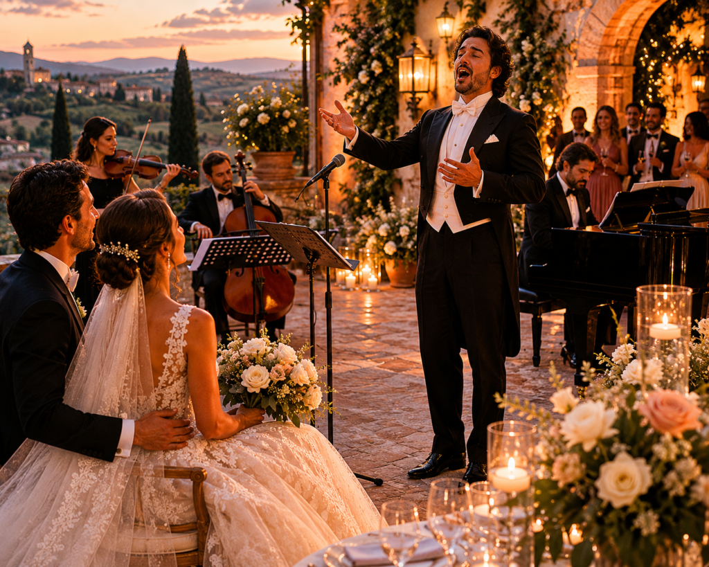 Opera Singer for a Wedding in ItalyOpera Singer for a Wedding in Italy