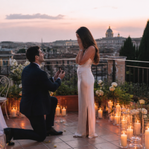 Rooftop Proposal in Rome Private Terraces