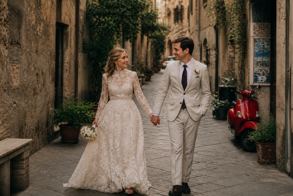 Vintage Wedding in Italy