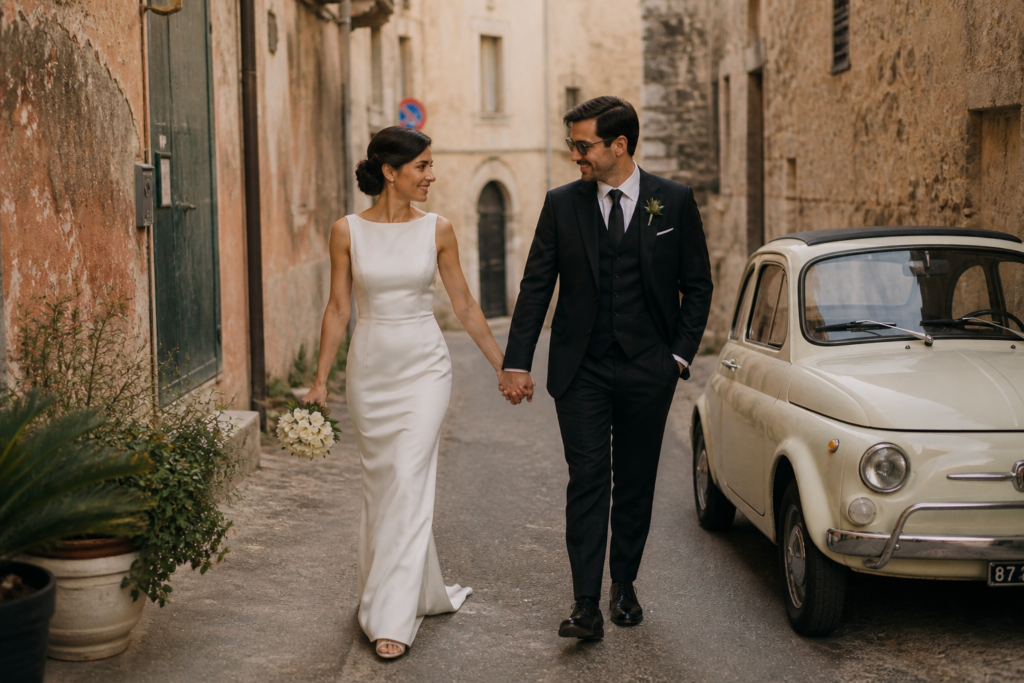 Vintage Wedding in Italy