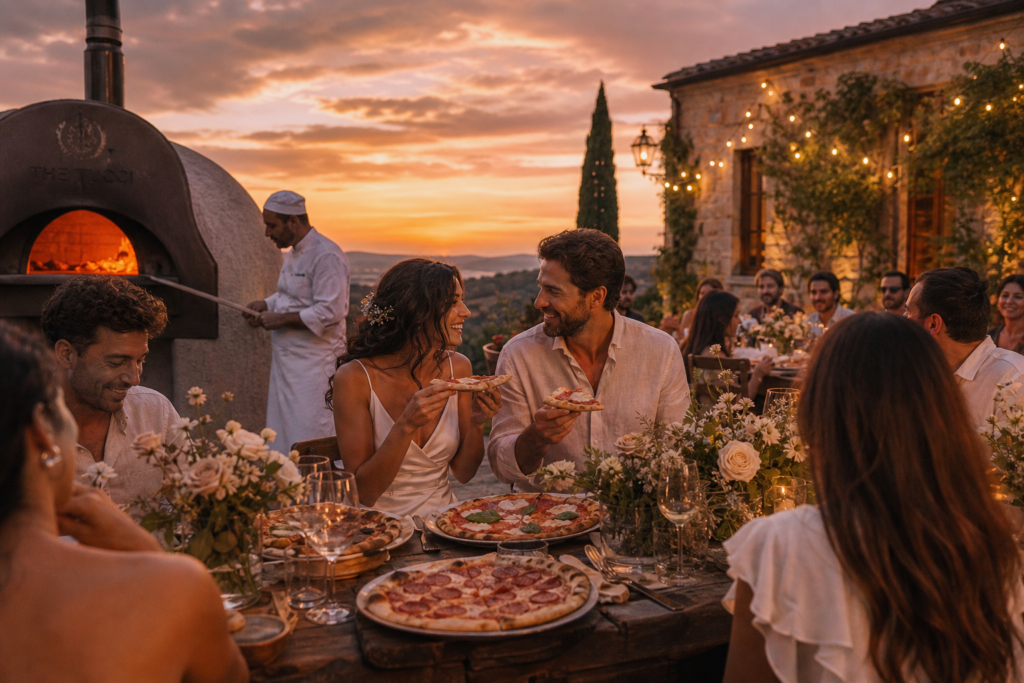 Wedding Pizza Station Italy - Italy Wedding Pizza Party