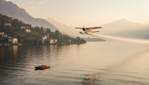 Sky And Lake Como