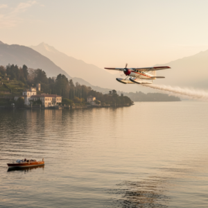 Sky And Lake Como