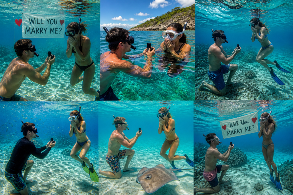 scuba proposal italy