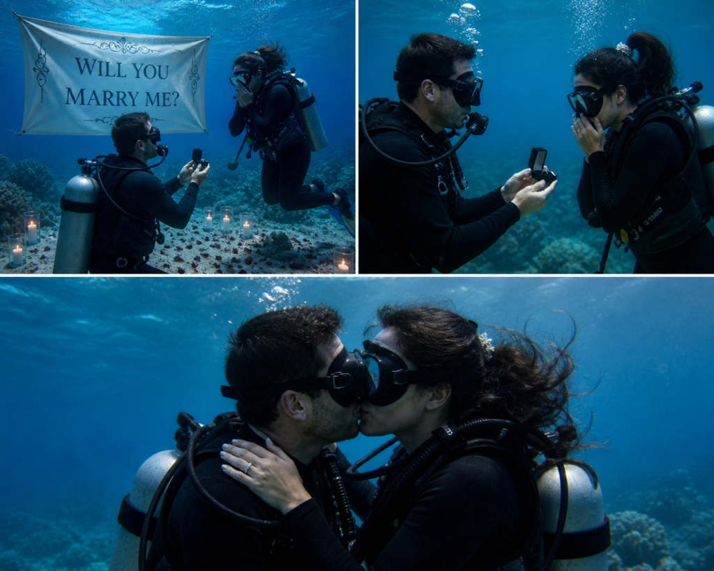 scuba proposal italy