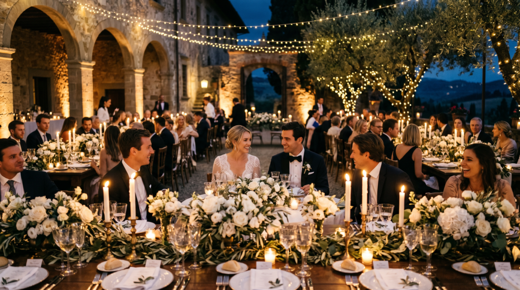 Candlelit Wedding in Italy