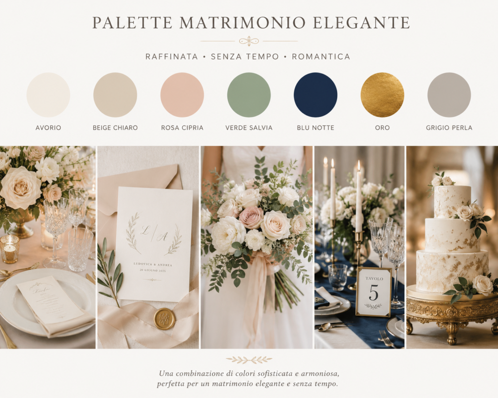 Italian Wedding Color Palette