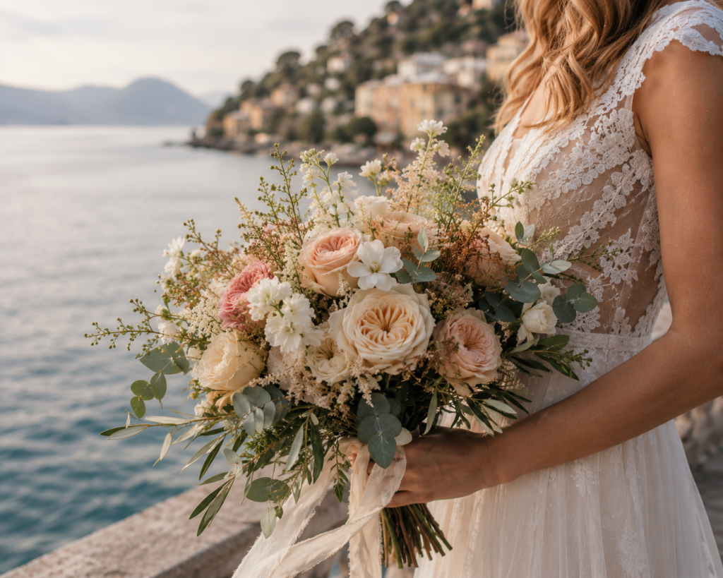 portofino wedding flowers