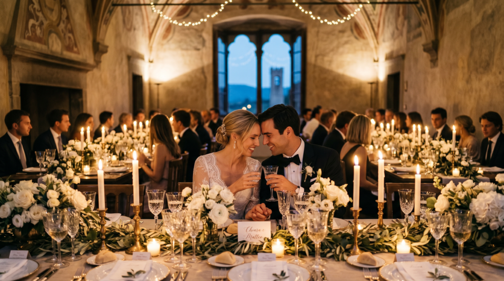 Candlelit Wedding in Italy