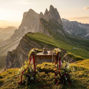 dolomites elopement package our secret · seceda - Kiss Me Italy